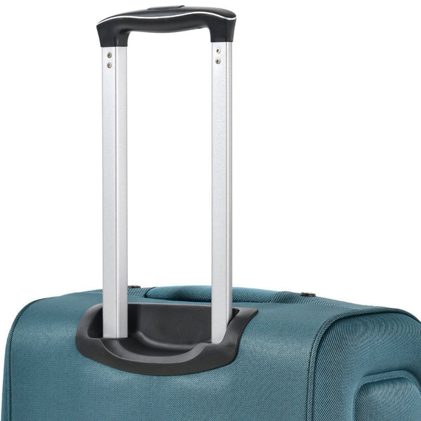 English Elm Softside Expandable Spinner Luggage 3 Piece Set with Tsa Lock and 360 Wheels Green PP283608AAF