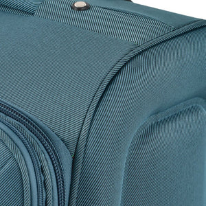 English Elm Softside Expandable Spinner Luggage 3 Piece Set with Tsa Lock and 360 Wheels Green PP283608AAF