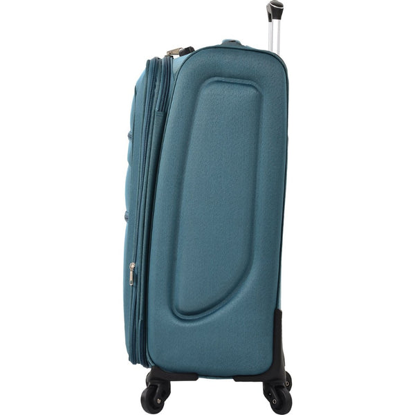 English Elm Softside Expandable Spinner Luggage 3 Piece Set with Tsa Lock and 360 Wheels Green PP283608AAF