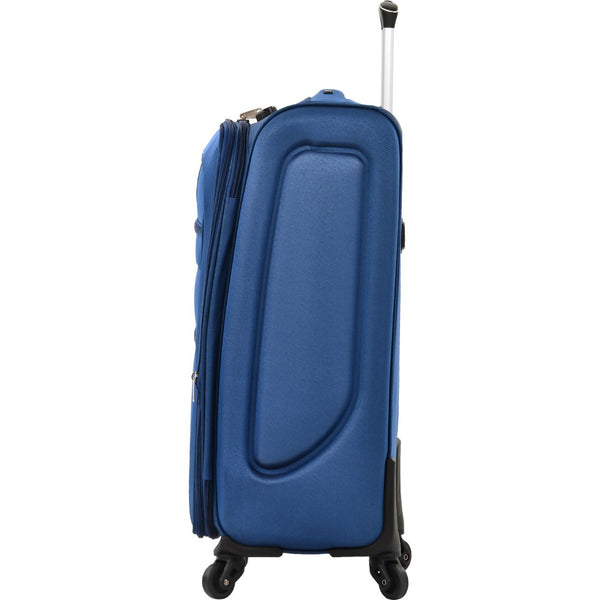 English Elm Softside Expandable Spinner Luggage 3 Piece Set with Tsa Lock and 360 Wheels Blue PP283608AAC