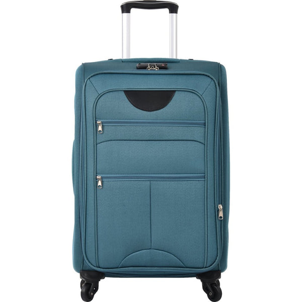 English Elm Softside Expandable Spinner Luggage 3 Piece Set with Tsa Lock and 360 Wheels Green PP283608AAF