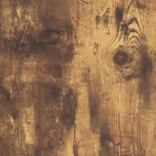 English Elm Industrial 4 Drawer Dresser - Rustic Brown Wood Storage Chest With Sturdy Steel Frame For Any Room W141260282