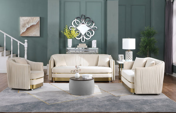 English Elm Round Ottoman Set with Storage - 2-in-1 Convertible Coffee Table & Footstool, Velvet Upholstery, Compact Accent Piece for Living Room, Bedroom, Office Gray W142065119