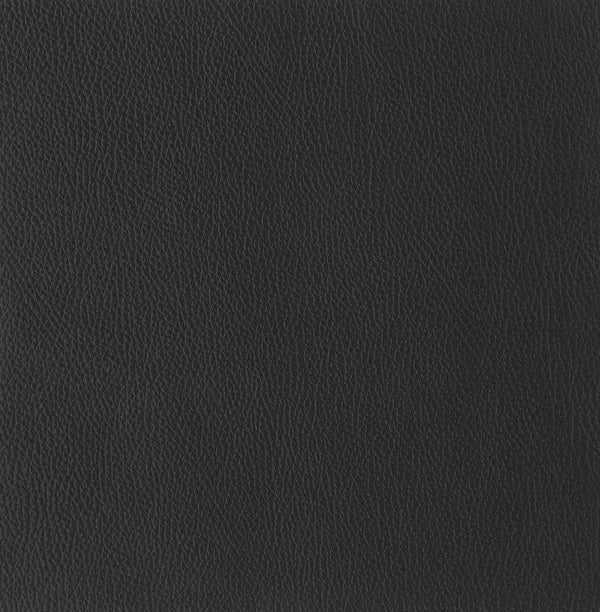 English Elm Global United Top Grain Italian Leather Sofa with High-Density Foam, Chrome Legs, Solid Wood Frame Black B05777936