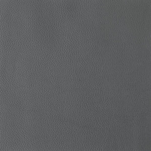 English Elm Top Grain Italian Leather Sofa with Chrome Legs for a Modern Living Room Dark Gray B05777915