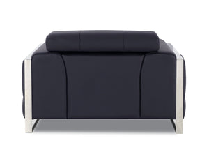 English Elm Global Luxurious Top Grain Italian Leather Chair - Modern Comfort & Style For Any Space B05777934