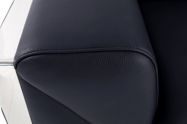 English Elm Global Luxurious Top Grain Italian Leather Chair - Modern Comfort & Style For Any Space B05777934