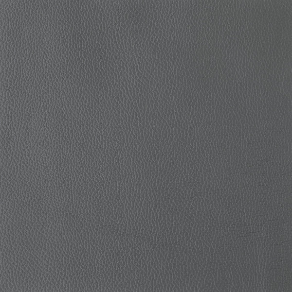 English Elm Top Grain Italian Leather Chair with 3-Layer High-Density Foam, Stainless Steel Legs, Solid Frame Dark Gray B05777913
