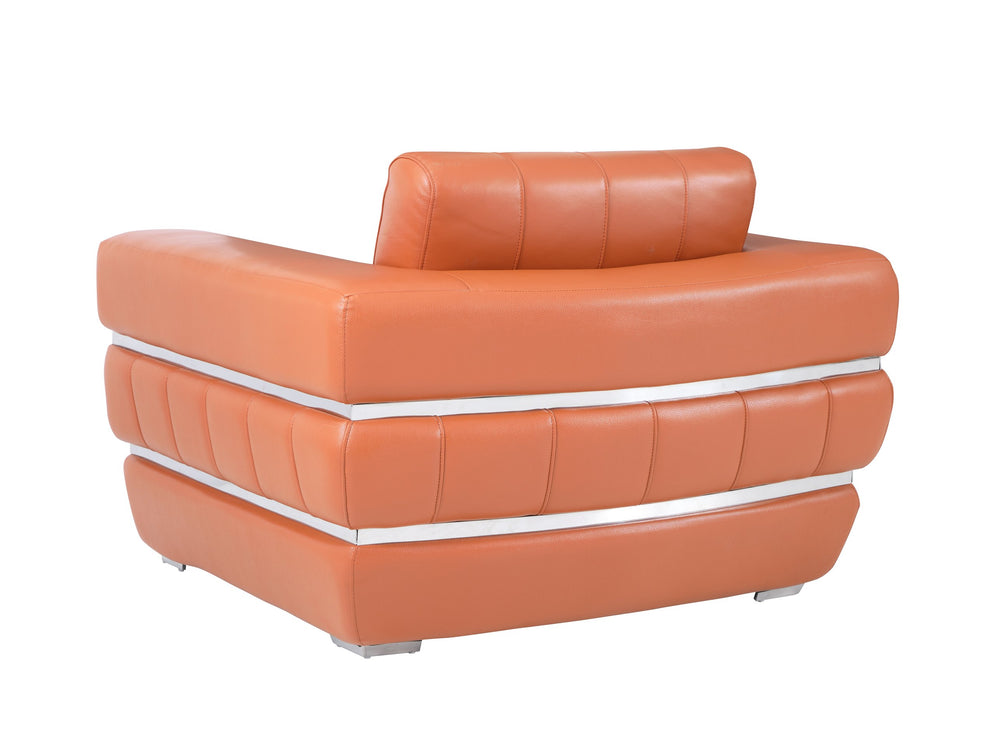 English Elm Global Top-Grain Italian Leather Chair In Camel - Luxurious Comfort, Stylish Design For Any Space B05777949