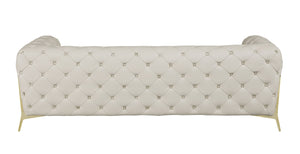 English Elm Global Luxurious 100% Top Grain Italian Leather Sofa - Stylish, Durable Comfort For Modern Living Spaces B05777744