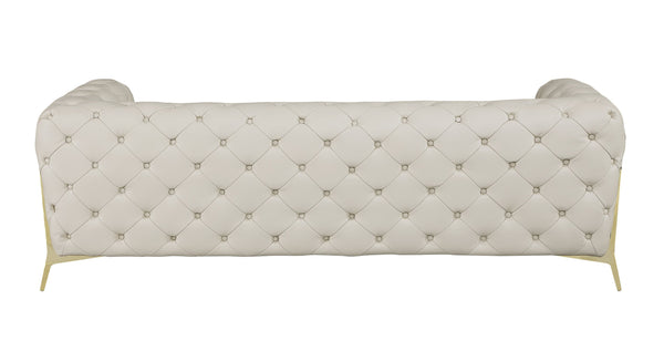 English Elm Global Luxurious 100% Top Grain Italian Leather Sofa - Stylish, Durable Comfort For Modern Living Spaces B05777744