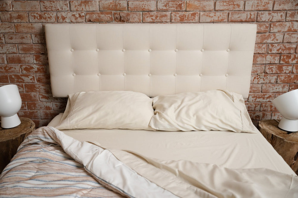 English Elm Omne Sleep Bamboo Microplush King Sheet Set Hypoallergenic Flex Head Four Piece B04766051