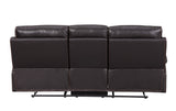 English Elm Leather-Air Recliining Sofa