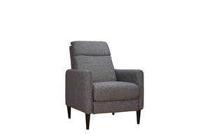 English Elm Molson Pushback Recliner Upholstered Lounge Chair for Modern Industrial Living Rooms B05468015