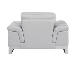 English Elm Top Grain Italian Leather Chair - Luxurious Comfort & Modern Design For Your Living Space Upgrade B05777871-GIGA