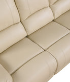 English Elm Leather-Air Recliining Sofa