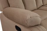 English Elm Transitional Microfiber Fabric Sofa