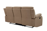 English Elm Transitional Microfiber Fabric Sofa