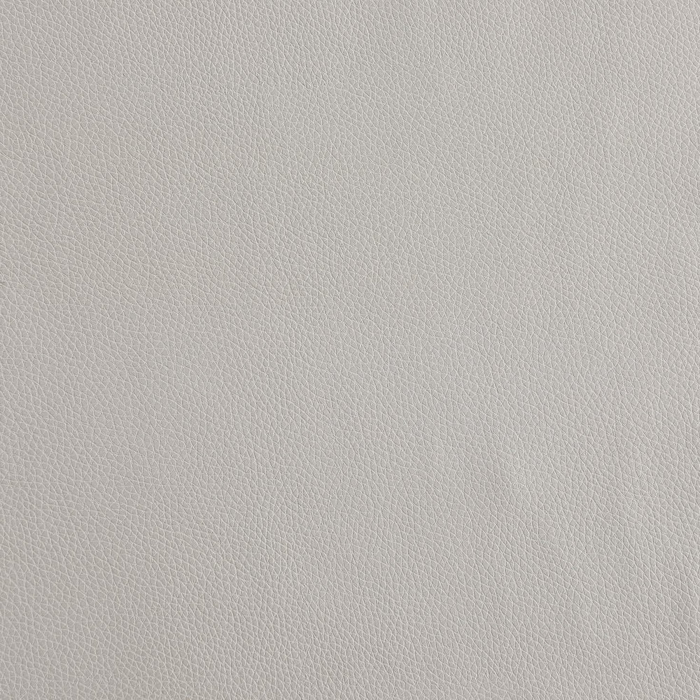 English Elm Global United Gray Genuine Leather Sectional Sofa with Chrome Legs Oversized Comfort, 63x32x19 Inches B05777966