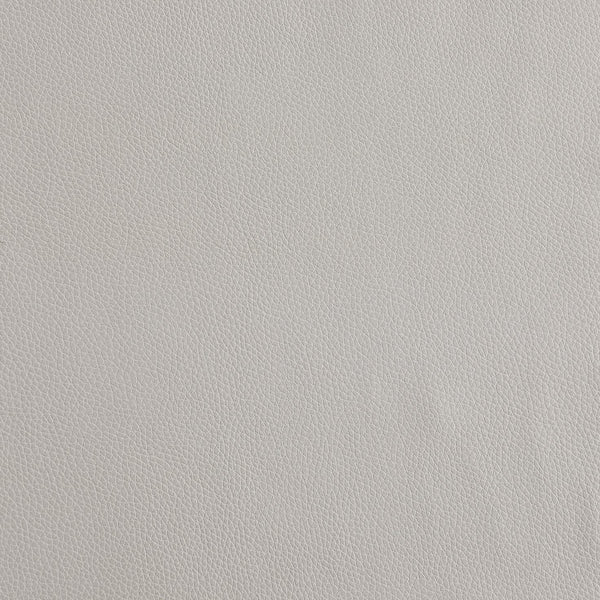 English Elm Global United Gray Genuine Leather Sectional Sofa with Chrome Legs Oversized Comfort, 63x32x19 Inches B05777966