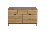 Hearth and Haven Modern 7 Drawer Dresser Wood Cabinet W68858683