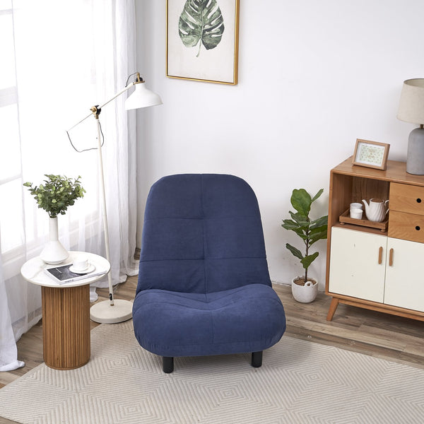 English Elm Single folding floor chair — adjustable reclining tatami sofa for living room, bedroom, dormitory comfort and storage-friendly W24464026