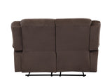 English Elm Transitional Microfiber Fabric Upholstered Loveseat