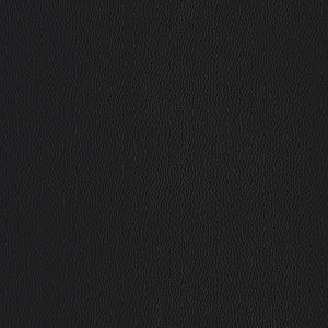 English Elm Global United Oversized Genuine Leather Ottoman with Chrome Legs for Luxurious Comfort and Style Black B05777931