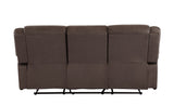 English Elm Transitional Microfiber Fabric Upholstered Sofa