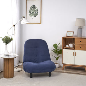 English Elm Single folding floor chair — adjustable reclining tatami sofa for living room, bedroom, dormitory comfort and storage-friendly W24464026