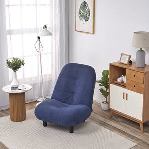 English Elm Single folding floor chair — adjustable reclining tatami sofa for living room, bedroom, dormitory comfort and storage-friendly W24464026