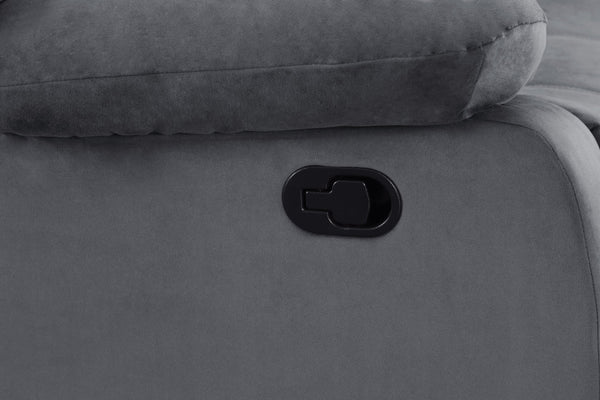 English Elm Global Transitional Microfiber Upholstered Sofa – Stylish Gray Comfort With Lumbar Support & Steel Base B05777783