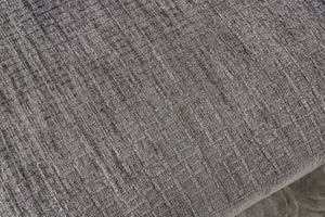 English Elm Living Massive Ottoman with Memory Foam Top, Cozy Chenille Upholstery, Solid Wood Legs, 42"x42" Gray 41 L x 41 W x 18 H B01179794