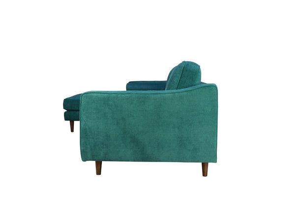 English Elm Anderson Left Arm Sectional Sofa Bold Upholstered Chaise for Open Living Spaces B054S00007