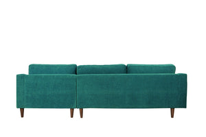 English Elm Anderson Right Arm Sectional Bold Upholstered Sofa for Open Plan Living Rooms B054S00008