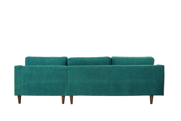 English Elm Anderson Right Arm Sectional Bold Upholstered Sofa for Open Plan Living Rooms B054S00008