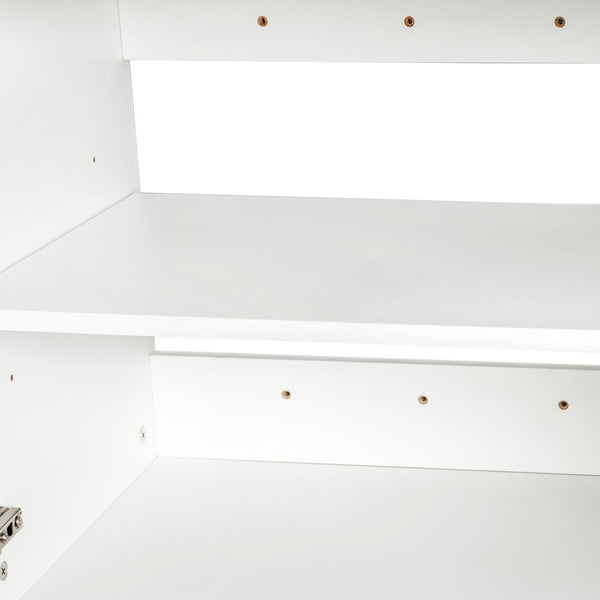 English Elm Stackable Wall-Mounted Storage Cabinet - Versatile Organization Solution For Home, 31.50"W X 29.92"H W33167277-GIGA