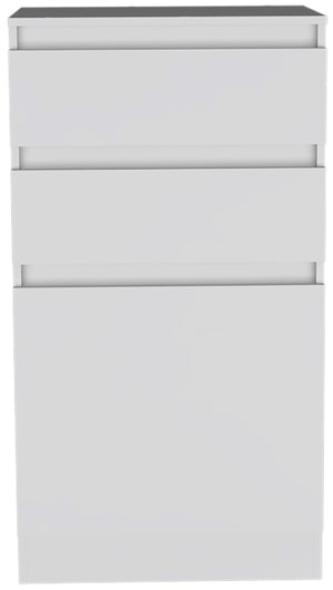 English Elm Cassel Elegant 2-Drawer Dresser with Jewelry Compartment, Adjustable Shelves & Velvet-Lined Storage White B06280083