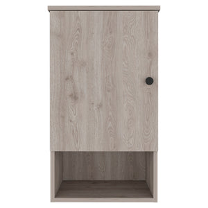 English Elm Kensington Contemporary Light Grey Medicine Cabinet with 3 Shelves, 1 Door — Spacious 28.5" x16.2" x13.8" Storage B06279993