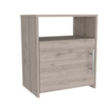 English Elm Florian 1-Shelf Nightstand Light Grey