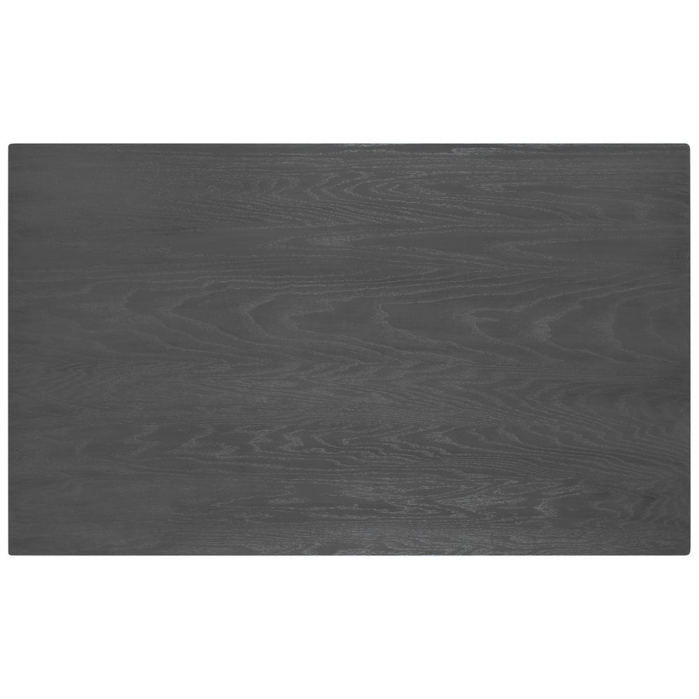 English Elm Topmax 6-Piece Farmhouse Dining Table Set With Upholstered Bench & Chairs - Modern Rustic Charm N717S000003K-GIGA