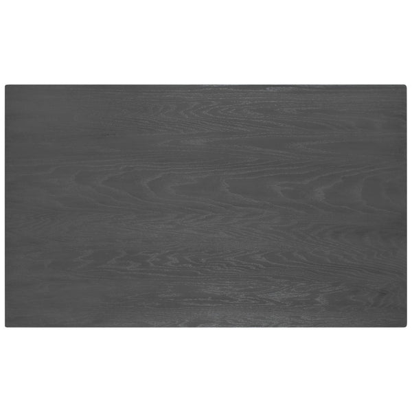 English Elm Topmax 6-Piece Farmhouse Dining Table Set With Upholstered Bench & Chairs - Modern Rustic Charm N717S000003K-GIGA