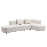 Hearth and Haven U-Style Luxury Modern Style Living Room Upholstery Sofa WY000297AAA