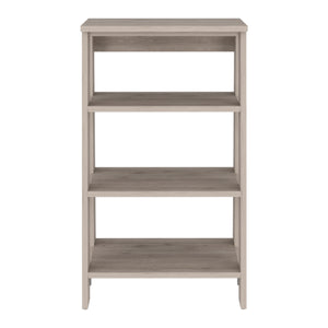 English Elm Nashua 4-Shelf Linen Cabinet Light Grey – Modern Stable Storage with Adjustable Shelf, Compact 29.7"H Organizer B06280361