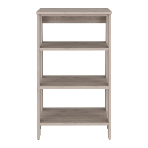 English Elm Nashua 4-Shelf Linen Cabinet Light Grey – Modern Stable Storage with Adjustable Shelf, Compact 29.7"H Organizer B06280361