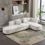 Hearth and Haven U-Style Luxury Modern Style Living Room Upholstery Sofa WY000297AAA