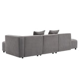 English Elm U-Style Luxury Modern Style Living Room Upholstery Sofa