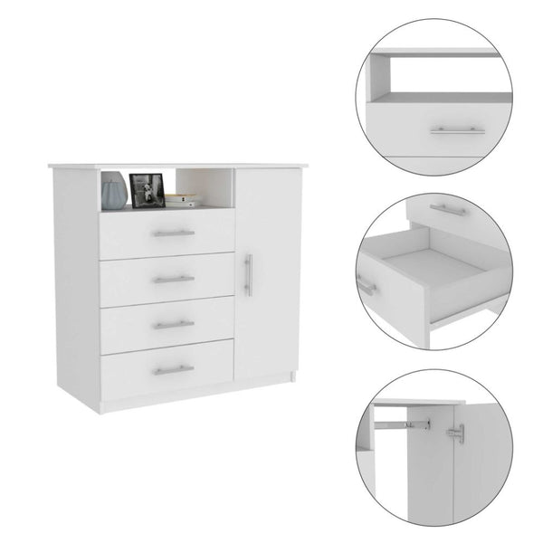 English Elm Montauk Wall-Mounted Shoe Cabinet with Mirror Door, 5 Shelves Lockable Recessed Handle Black Wengue B06280561