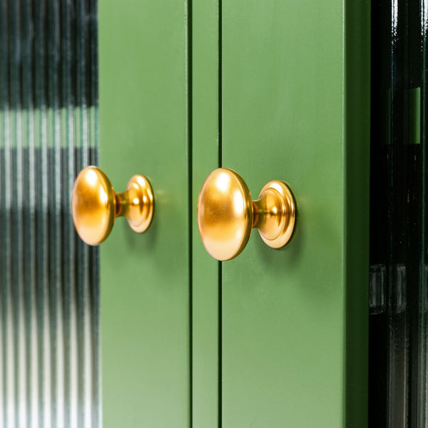 English Elm 71-inch Antique Green TV Console Table with Solid Wood Frame, Changhong Glass Doors & Metal Handles — Stylish Media Center for Bedroom or Kids' Room (74.8x22.05x7.87) W67966833