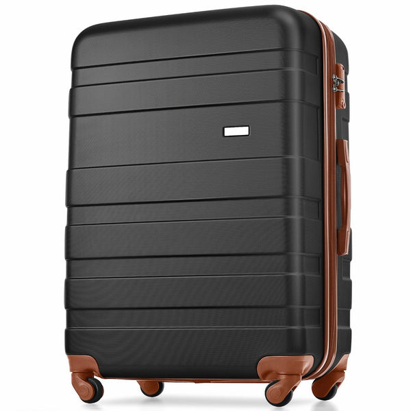English Elm Luggage Hardshell Abs 3 Piece Set with Spinner Wheels and Tsa Lock for Travel N726P203164A